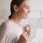 Laura Haddock Instagram - Getting ready with @bazaaruk Dress: @miumiu Jewellery: @tasaki_intl Shoes: @jimmychoo Photographer: @ionawolffphoto Styling: @aimeecroysdill Hair: @halleybrisker Make up: @naokoscintu @armanibeauty Publicist: @esnorton93 @publiceyecomms #miumiu #armanibeauty #tasakilondon #tasaki #downton #harpersbazaar