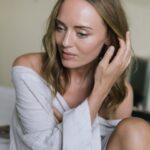 Laura Haddock Instagram - Getting ready with @armanibeauty Makeup by: @naokoscintu Photographer: @ionawolffphoto #armanibeauty #venezia79 #lippower #luminoussilk