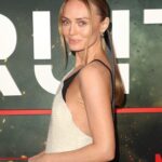 Laura Haddock Instagram - The Recruit.. Styling: @aimeecroysdill Makeup: @missjobaker Hair: @samiknighthair Dress: @giorgioarmani Jewels: @vraiofficial