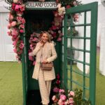 Laura Hamilton Instagram - A very special day @cheltenhamraces with @thejockeyclub and the legendary Michael Dickinson. . . . Being in the parade ring so close to the horses, on the course itself, in the weighing in room, meeting the jockeys AND having a glass of bubbles in the Royal Box was an absolute treat! An experience I'll always remember and be grateful for... . . . #grateful #cheltenham #lauraslook #aspecialday @hollandcooperclothing @ysl @modainpelle