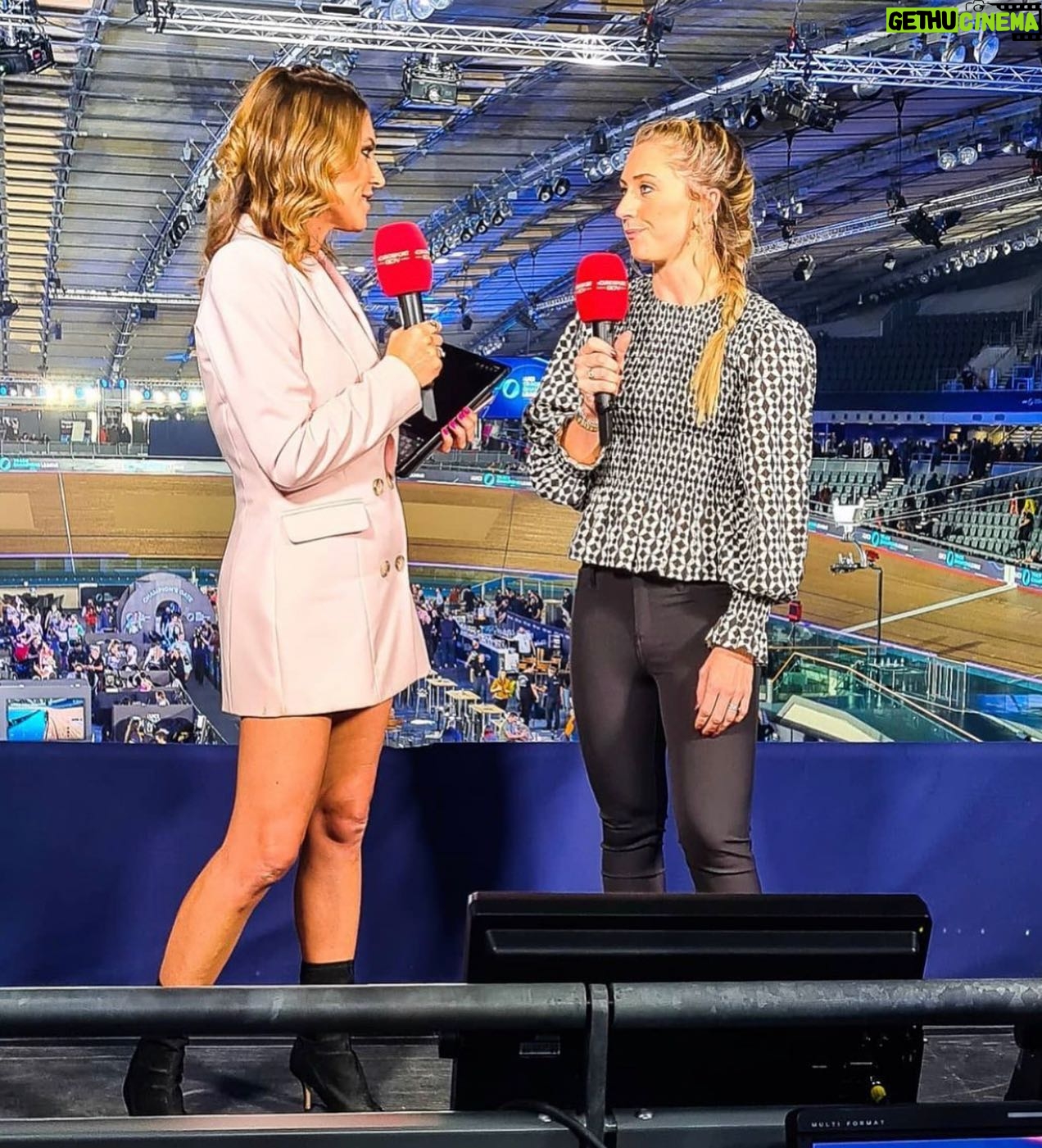 Laura Kenny Instagram - So that’s the end of the very first @ucitcl and what a fabulous time I have had. I stepped out of my comfort zone and got to work with an incredible bunch of people at @eurosport @discoveryplus Thank you all for a wonderful experience, making me feel really very welcome.