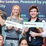 Laura Kenny Instagram – Thank you @bloomberg for a wonderful morning kicking off the PWR ride. We’ve not done much training since the Olympics (especially since our lockdown home gym has turned back into a garage!) but what better way to shake off the cobwebs than to get on the @energym.io bikes and create transportable, renewable energy from our efforts..?! 

Our aim was to power 3 after school children’s clubs from the energy we banked today – how amazing! 🤯🤩
#RideForYourCity #ad