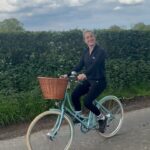 Laura Kenny Instagram - Finally a weekend we could all get out for a bike ride. We took Monty out in our @tfk_buggy velo and he fell straight asleep 🎉🎉 Thought I would take my retirement present from @adidas for a spin too! #familybikeride #retirement #gooddays #gifted @jasonkenny107