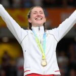 Laura Kenny Instagram - Addicted to winning 🥇 #B2022 #BritishCycling #Cycling #TrackCycling #CommonwealthGames #Birmingham2022 @laurakenny31 @officialteamengland @birminghamcg22