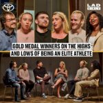 Laura Kenny Instagram - The mental and physical strength of these athletes is truly unparalleled. ✊ From the unforgettable moments of winning gold to the mental health and wellbeing impacts of such dedication, the latest Roundtable featuring: 🚴‍♀️ Dame Laura Kenny 🚴‍♀️/🏃‍♀️ Kadeena Cox 🏊‍♂️ Matty Lee 🏃 Jonnie Peacock 🚴 Niall Guite 🚴‍♀️ Kiera Byland Give us an insight into what it's like to be at the top of your game. Click the link in bio to watch the full episode of Roundtable 🎥