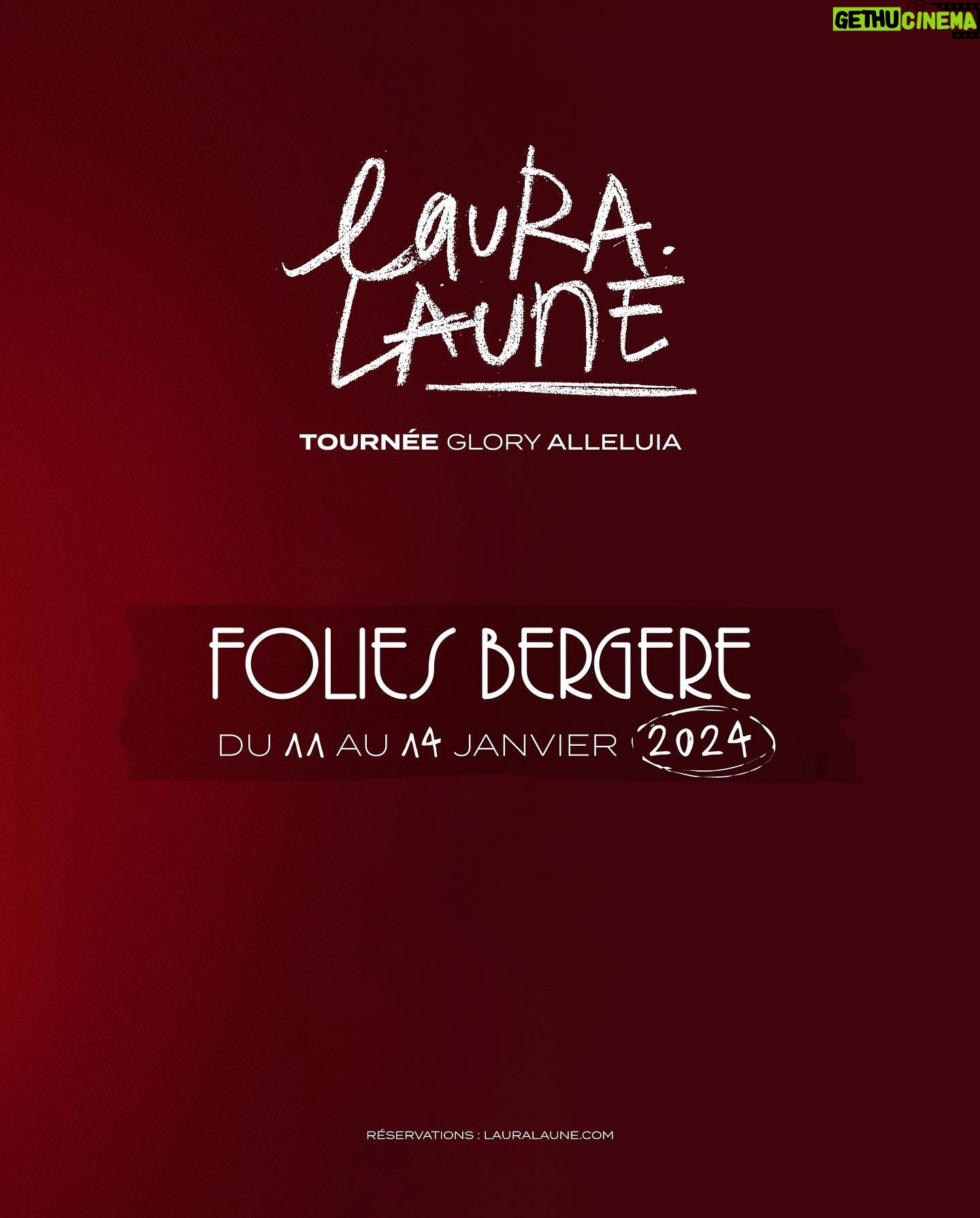 Laura Laune Instagram - La tournée reprend et s’arrêtera à Paris en janvier 🙌🌟 #GloryAlleluia #Bientôt