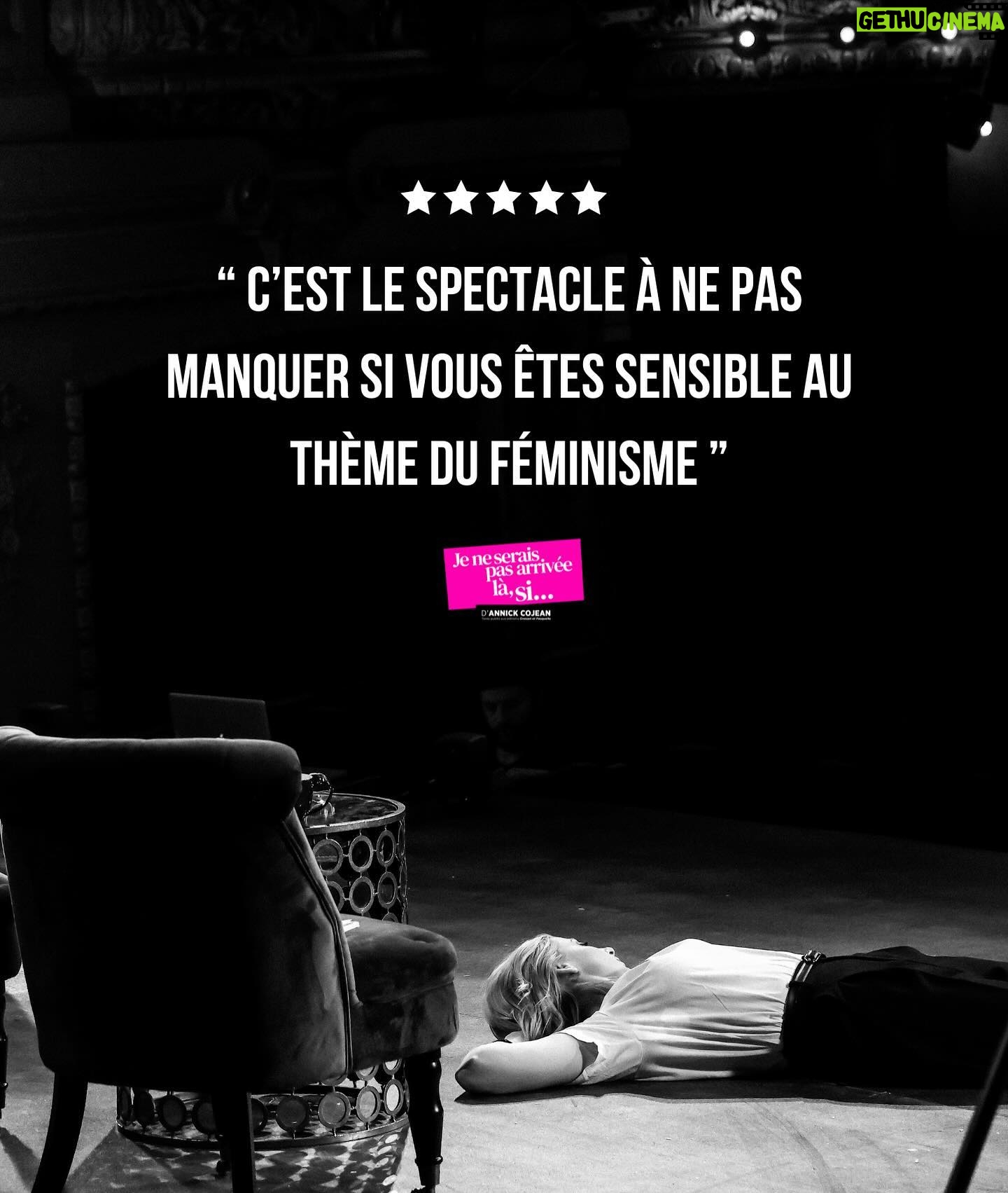 Laura Laune Instagram - Les retours sur les premières dates de « Je ne serais pas arrivée là, si… » ayant libéré une forte dose de dopamine dans mon cerveau, on continue jusqu’au 1er juin au @theatreantoine 🔥❤️ @anneparillaudofficiel @anne.bouvier0444 @annickcojean @jmdproduction