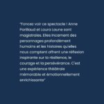 Laura Laune Instagram - Je profite d’une brève respiration dans la tournée pour partager la scène du @theatreantoine avec la grande @anneparillaudofficiel ❤️ Du mardi au samedi dans « Je ne serais pas arrivée là, si… » Merci pour l’accueil incroyable que vous nous réservez 😍 Merci aux merveilleuses @anne.bouvier0444, @laura.favier.comedienne, @noesisdanse 🫶 @annickcojean @_lindamarasco_ @juneii_music @jmdproduction