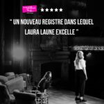 Laura Laune Instagram - Les retours sur les premières dates de « Je ne serais pas arrivée là, si… » ayant libéré une forte dose de dopamine dans mon cerveau, on continue jusqu’au 1er juin au @theatreantoine 🔥❤️ @anneparillaudofficiel @anne.bouvier0444 @annickcojean @jmdproduction