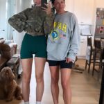 Laura Lentz Instagram - same same… 2 days in a row 😍 tagged some of our clothes! also dad wearing the Barefoot Dreams blankie 🤣