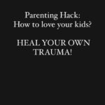 Laura Lentz Instagram - you can read all the books, go to seminars and ask for advice, but healthy parenting happens when we heal from our past! Trauma is a big word that’s thrown around these days… You may not have Big dramatic traumatic memories, but I can guarantee we all have little T traumas that have shaped us without us even realizing! Parenting is hard, there’s no one way to parent… but there is one thing we can all do to mold the next generation… If you love your kids don’t pass on your trauma… HEAL IT!