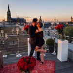 Laura Müller Instagram – I SAID YES💍🌹❤️ @wendler.michael