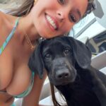Laura Müller Instagram - Smokey and I love boating🌊😍