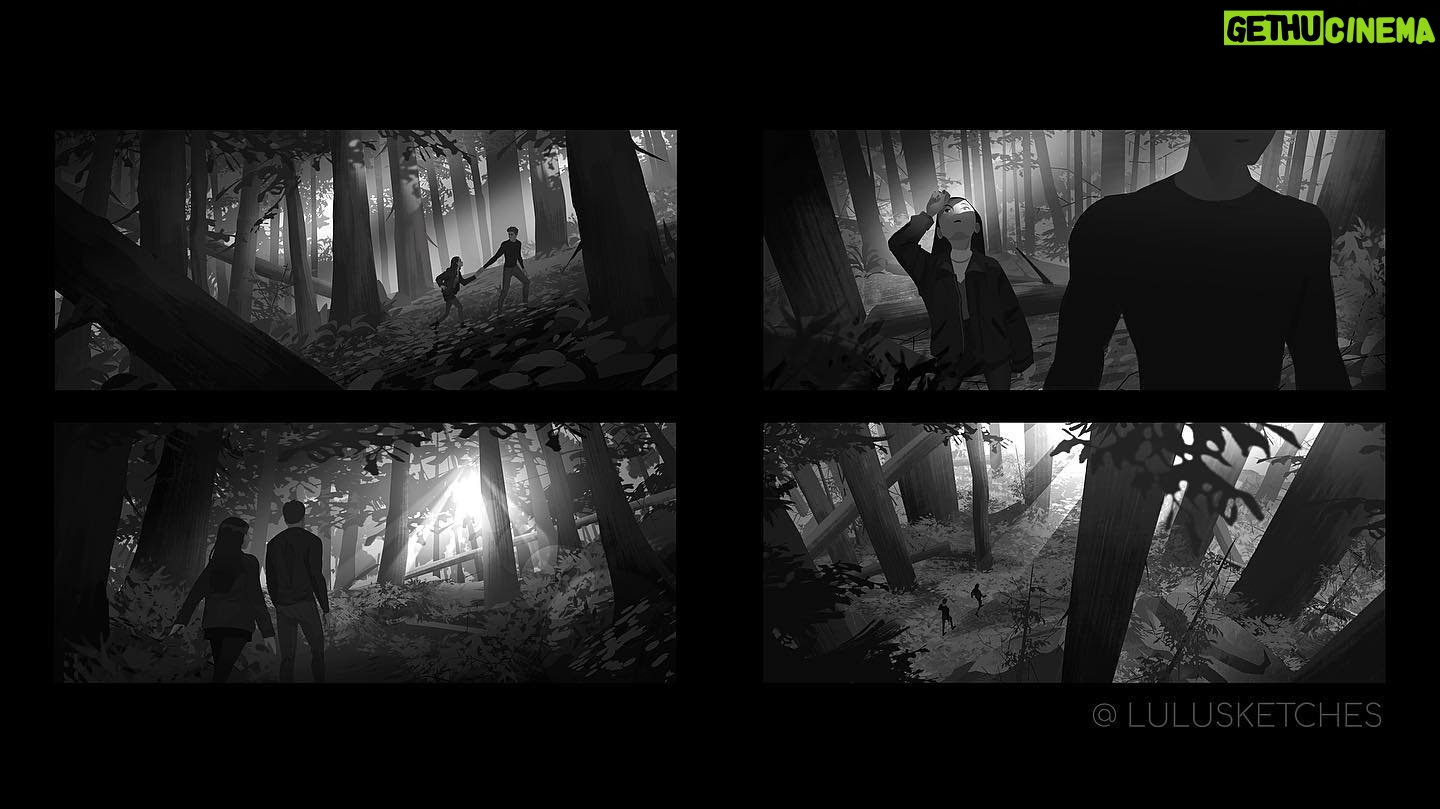 Laura Price Instagram - here are the comps I designed for my last #twilight painting. working on a bunch of scenes right now for my personal project (based on the twilight books not movies)! may paint another one of these in the future