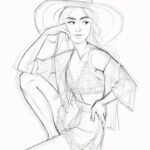 Laura Price Instagram - a lil process gif for my last drawing! drawn in #procreate. the full speedpaint is on my youtube channel, link in profile 🤗