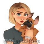 Laura Price Instagram – new profile pic! watch me draw   paint this on my youtube channel: youtube.com/lulusketches (link in my bio)! ✨ #speedpaint