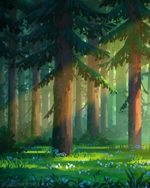 Laura Price Instagram - closeups of my last painting! I didn’t paint this much detail for yall to only see 2 pixels #twilight #visdev