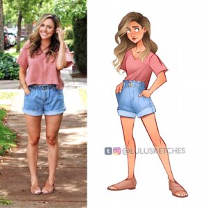 Laura Price Instagram - another #ootd drawing! I made the sketch for this in my last vlog, and I just filmed the lineart and paint process! it will be on my youtube channel this week (link in bio)! more of my outfits here: @itslulubee