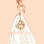 Laura Price Instagram - my wedding dress! ⬅️ swipe for a photo! watch me draw this on my youtube channel 🙌🏼 more of my outfits over on my other account @itslulubee!