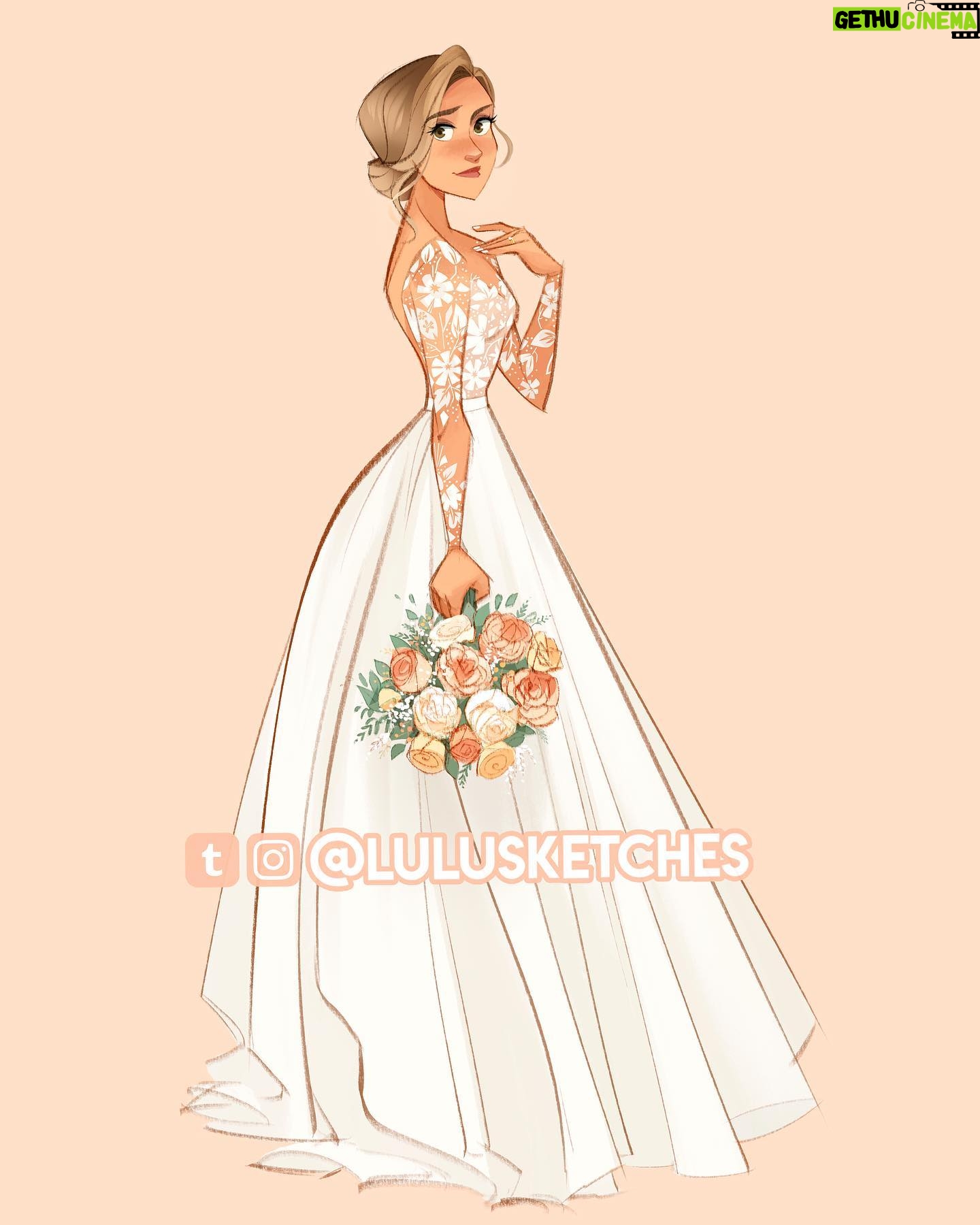 Laura Price - 21.1K Likes - my wedding dress! ⬅️ swipe for a photo! watch me draw this on my youtube channel 🙌🏼 more of my outfits over on my other account @itslulubee!