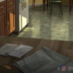 Laura Price Instagram - set design for my personal vis dev project! I wanted to prove to myself that I could design for ANY story, so I chose: #Twilight. I re-read the books for the first time since middle school, took a TON of notes, and watched the movies. Here is Charlie’s kitchen! Designed the house mostly based on the books, but I loved the idea of a breakfast nook in the movie set so added one to mine. also can confirm the Twilight soundtracks still slap