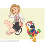 Laura Price Instagram - my fav #animalcrossing outfit my fav villager jacob! I gave this blue shirt to jacob by accident and he’s been wearing it nonstop 😐 speedpaint on my youtube channel (link in bio)! #acnh