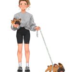 Laura Price Instagram - my daily work from home attire #ootd starring my pups Mabel and Huxley! you can watch the full drawing painting process over on my youtube channel! youtube.com/lulusketches (link in bio). drawn on my ipad on the app #procreate