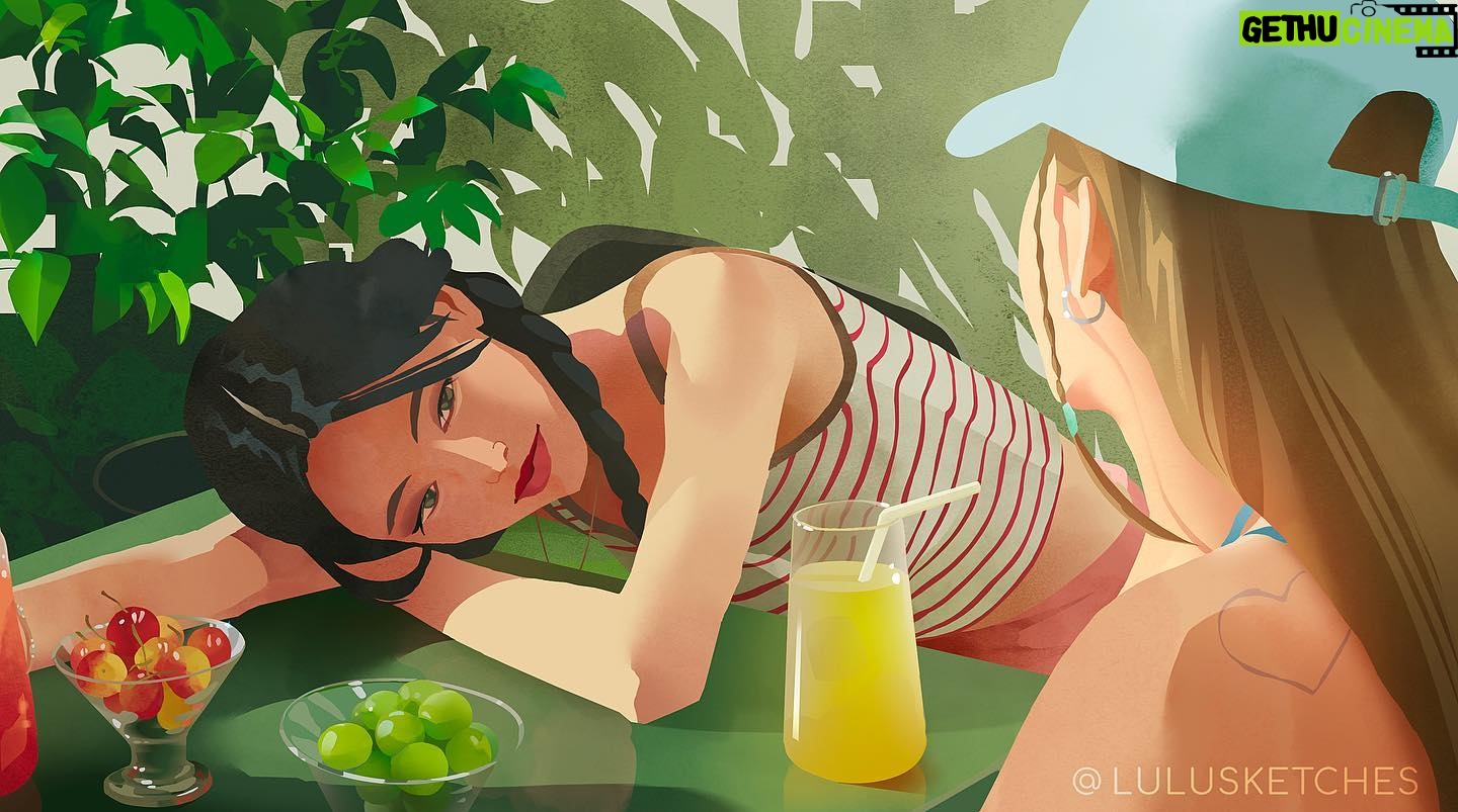 Laura Price Instagram - none of my business what you do 🎵 love this song and choreo! this was my fav shot from the music video (my bias is ryujin so I need to draw her next) #itzy #itzyfanart