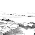 Laura Price Instagram - mapcrunch study, painted in photoshop! I recorded my whole painting process and it’s on my youtube channel, youtube.com/lulusketches. I think this is in Iceland (cropped out the google maps location by accident). Swipe to see detail shots and the initial sketch!