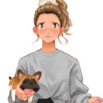 Laura Price Instagram - my daily work from home attire #ootd starring my pups Mabel and Huxley! you can watch the full drawing painting process over on my youtube channel! youtube.com/lulusketches (link in bio). drawn on my ipad on the app #procreate