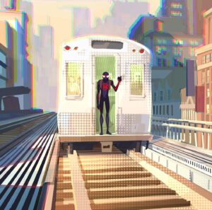 Laura Price Instagram - a couple more color keys I painted for #spiderverse. thank you for your guidance @okeefe_artist and @deangordonart! graffiti by @ephew #acrossthespiderverse