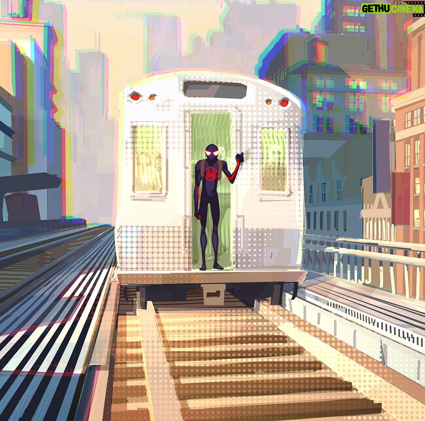 Laura Price - 47.4K Likes - a couple more color keys I painted for #spiderverse. thank you for your guidance @okeefe_artist and @deangordonart! graffiti by @ephew #acrossthespiderverse