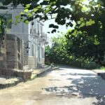 Laura Price Instagram - #environmentpainting #landscapepainting ☀️ you can watch me draw paint this environment on my youtube channel! link in my bio! www.youtube.com/lulusketches