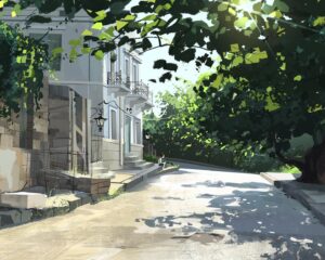 Laura Price Instagram - #environmentpainting #landscapepainting ☀️ you can watch me draw   paint this environment on my youtube channel! link in my bio!
www.youtube.com/lulusketches