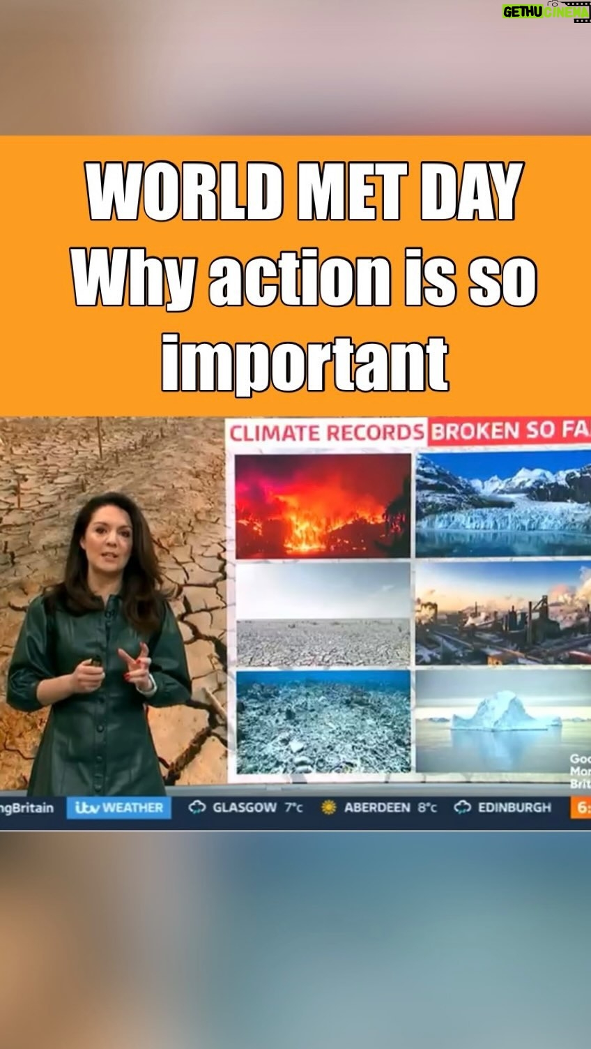 Laura Tobin Instagram - 🎵’I believe the children are our future Teach them well and let them lead the way’ sang Witney Houston Saturday is #WorldMetDay This years theme is ‘At the front line of climate action’ Why do we need to take action? For the next generation! Weather presenters like me are one of the main ways you hear about climate change, how bad it is and why we need to take action. 🌎 This week the ‘state of the climate 2023’ report is issued showing last year, unsurprisingly shattered records. -2023 hottest year ever recorded (by far) -Hottest 10 years on record -Record GHG levels -Ocean heat unprecedented -Antarctic sea ice record low -Glacier retreat worst on record 🌎 So this year the WMO has asked children from across the World to do weather forecasts for their future for 2050 to show what the world could look like, to bring home the impacts of climate change on the next generation. Our decisions today will shape the future of many generations to come. @gmb @wmo_omm @metoffice @unep