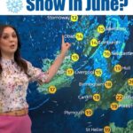 Laura Tobin Instagram - ❄️ Snow in June! Is it true?? YES!!! Watch to find out where, when, how coming snow in June is & when we last had widespread snow in June! @gmb