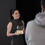 Laura Tobin Instagram – 🏆 Sooooo excited to win ‘best outside weather broadcast’ at the 15th international weather summit @wettergipfel in @ischgl_com
40 weather presenters from 10 counties voted in 3 categories, so honoured to have been voted for by my peers 🥰