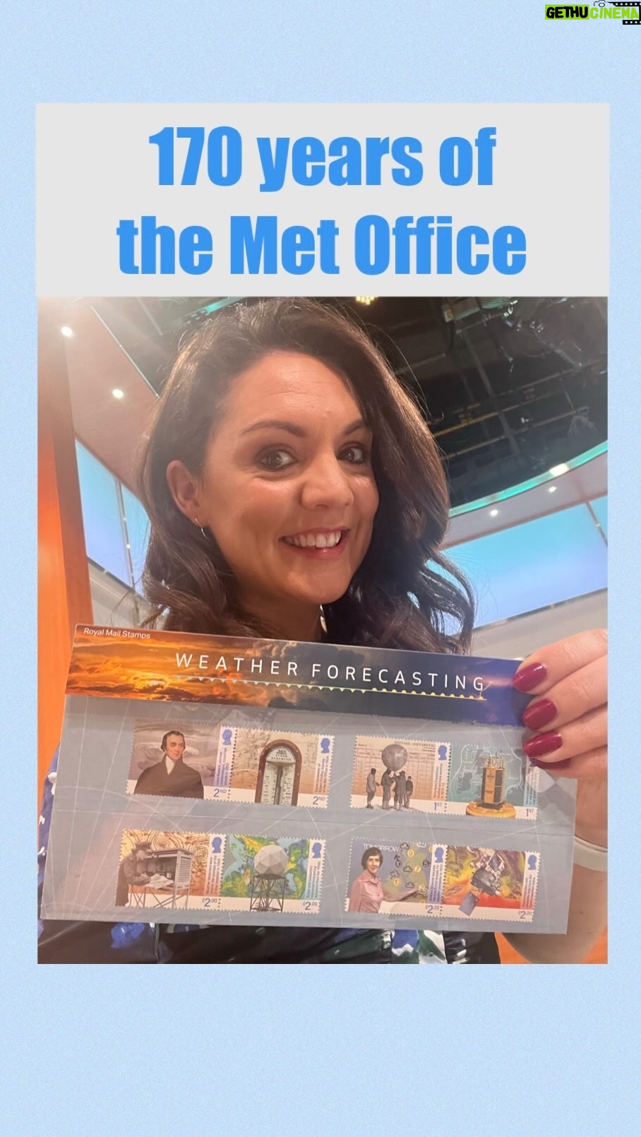 Laura Tobin Instagram - βοΈ π§οΈ π Do you love the weather & stamps? The @royalmailofficial have revealed eight new stamps to mark the 170th anniversary of the @metoffice and depict the history, science and future of Weather Forecasting The subjects covered include the Terra Nova Expedition to Antarctica, establishment of the iconic Shipping Forecast in 1924, and Barbara Edwards, the first British female TV weather presenter #MetOffice170