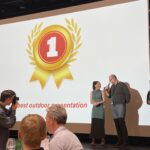 Laura Tobin Instagram – 🏆 Sooooo excited to win ‘best outside weather broadcast’ at the 15th international weather summit @wettergipfel in @ischgl_com 

40 weather presenters from 10 counties voted in 3 categories, so honoured to have been voted for by my peers 🥰