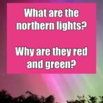Laura Tobin Instagram - What colour #Aurora did you see? (For some reason it’s made it dimmer, it was brighter by eye) Auroras can appear green, pink, dark red, blue, purple and even yellow! Auroras are caused by energized particles from the sun slamming into Earth’s upper atmosphere at speeds of up to 45 million mph. Earth’s magnetic field then redirects the particles toward the north and south poles.  The electrically charged particles then enter Earth’s atmosphere, exciting gas atoms and molecules and generating auroras. The most common aurora color is green.  Green auroras are typically produced when charged particles collide with high concentrations of oxygen molecules in Earth’s atmosphere at altitudes of around 60 to 190 miles (100 to 300 kilometers), Red auroras are comparatively less frequent and are usually associated with intense solar activity.  They occur when solar particles react with oxygen at higher altitudes, generally around 180 to 250 miles (300 to 400 km)