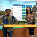 Laura Tobin Instagram - Tameka’s weather takeover 🌦