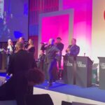 Laura Tobin Instagram - ❤️ Big love for @kategarraway 👏 The first standing ovation of the evening. Receiving @varietygb silver heart award for outstanding contribution to broadcasting earlier this week-Very well deserved. 🥰I was soooo proud to be there to support her with @benshephardofficial (who gave her the award) She still doesn’t realise how bloody amazing she is 🤩 A wonderful evening hosted by @noholdenback & chair @jonathanshalit @intertalentgroup 🥈 ❤️ winners included Bradley Walsh, @rochellehumes @sheridansmithster @j_corden @kellyhoppen @joancollinsdbe @abbeyclancy @officiallymaitlis clap with wine by @kylieminogue @garybarlowwines An incredible evening raising lots of money for disabled & disadvantaged children & younge people in the UK. And a fantastic end of awards performance by @mralfieboe Always great to say hi to @thespeakmans And lovely to see Jon Sopel who was co presenting with @officiallymaitlis for my first ever live TV forecast at the BBC around 16 years ago! #TimeFlies #awards