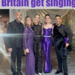 Laura Tobin Instagram - 🎤 Behind the scenes from Britain Get Singing 📺 watch it on @itv at 9pm Christmas Eve (or catch up on @itvxofficial 😬It was great fun but terrifying-remember it’s all for charity and raising awareness for mental health