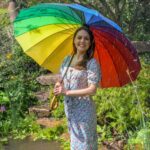 Laura Tobin Instagram - ☔️ ☀️ 🌱🌼I loved #Floodre @flood_resilient_garden @rhschelsea it inspired so many people-me included Highlighting how gardens will play an increasingly important role in preventing flooding Loads of great ideas like -Decorative water storage -bigger gutters to collect water -Chains to direct the water -The swale forms a stream, channelling rainwater into a feature pond where it can gradually soak away. -Slopes for drainage #BrandAmbassador Functional but also pretty that will respond and adapt to the challenges of heavy rain and surface water flooding by embracing the water as a feature and harnessing it for future use. I loved working at the garden all day talking about the changing climate in the UK, warmer and wetter winters, hotter drier summers and how gardens can play a key roll in reducing the impacts of flooding. Congratulations designers Dr Ed Barsley and Naomi Slade for your silver award