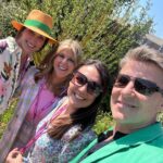 Laura Tobin Instagram – ☔️ ☀️ 💐 A lovely day @rhschelsea flower show bumping into so many of my buddies. #PressDay 

Thank you for the last photo @adilray 🤣🤣