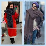 Laura Tobin Instagram - 🥶 Wrap up today-it’s cold-But not ‘Lenny Kravitz’🧣🤣
