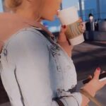 Laura Vandervoort Instagram - Fun fact about me is…. 🤦🏼‍♀️🧘‍♀️ wonder why when I drink coffee all the time and listen to murder podcasts. Totally relaxing 🤣 @crimejunkiepodcast
