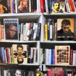 Laura Vandervoort Instagram - This isn’t an actual bookshelf per say, it is art. I saw this artwork recently and thought it was pretty cool. That’s all. Have a great day everyone xox Artist: Max-Steven Grossman. @maxstevengrossman Digital collage and metallic photograph.