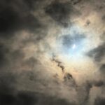 Laura Vandervoort Instagram - Although not ideal viewing conditions with clouds, it was pretty incredible to watch the eclipse today with family. A once in a lifetime experience.