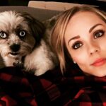 Laura Vandervoort Instagram - 🎉🥰🎉🎂 Frankie. Franklin. Bubs. Baby girl. Peanut. Franks. It’s your (approximate) birthday today. It’s your ‘Got You Day.’ 10 years ago today, @frankie_blueeyes looked up at me from an adoption rescue day in Los Angeles through @lhasahappyhomes 10 years ago we locked eyes. You were the loudest dog there. I asked if I could pick you up. When I did, you snuggled in and stopped barking &I knew it was you I’d been looking for. You made sure you got my attention (and you still do this) and I immediately asked if I could take you home that day. I wasn’t letting you out of my sight again. I was told they found you downtown Los Angeles under a bus stop. Your hair was matted to your face and overgrown. I wondered who could ever let you go. Your human eyes and your spunky personality. But it didn’t matter, because you found your way home. We have been through ALL of the ups and downs together. Traveled all over. You’ve been on movie sets, airplanes and more. You have been my constant companion. My joy. My baby girl. The vet said you were about 2 years old the day I brought you home, so today… you’re (about) 12! Wow, 12! You still have so much spunk and personality. You pee like a male dog & have the confidence of a Rottweiler. You bark at squirrels (and have caught 2 which made me panic but they got away 🤣.) You love to just sit in the yard and stare at the sky. You’ve made my life a thousand times better being in it. Taught me how to care for another living creature and how to be a little more patient. You’re my soul-dog. I’d do literally anything for you. My main goal in buying my first home was purely so that you would have a yard to sit in and stare at squirrels and birds, and you do. 🥰 Thank you for choosing me to be your Momma. Happy Birthday to the bestest girl. I love you with all my heart.